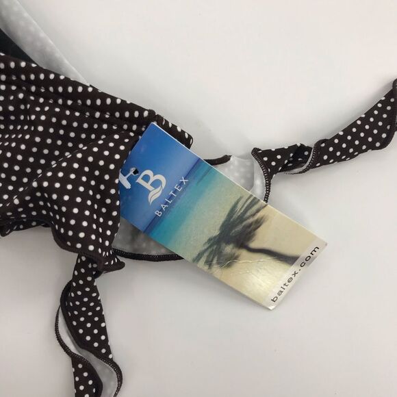 🆕 Baltex Polka Dot Bikini Bottoms Plus sz 16 NWT - Picture 3 of 5